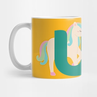 Animal alphabet U Mug